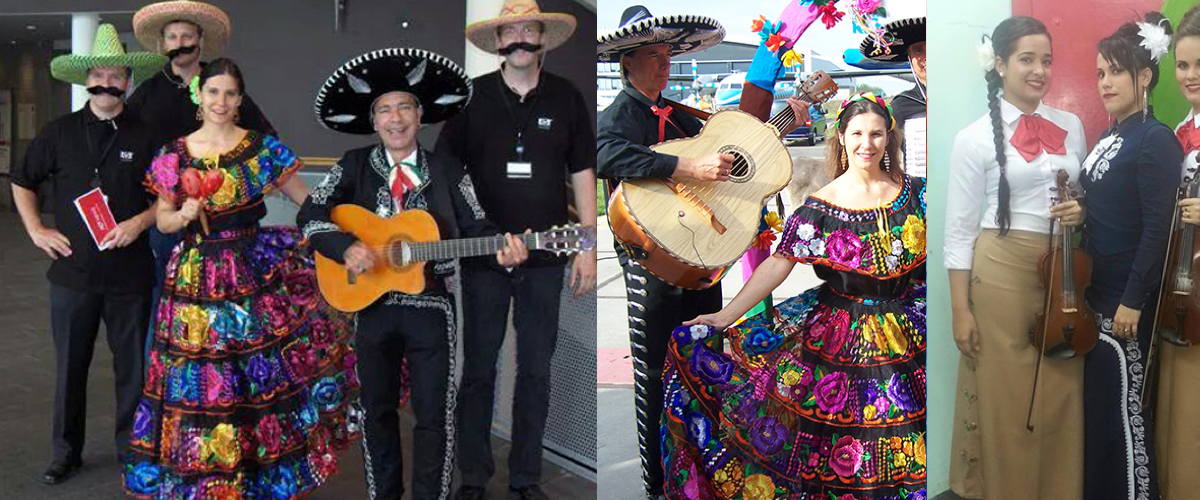 Ga dansen in de zee met de romantische muziek van de mariachis