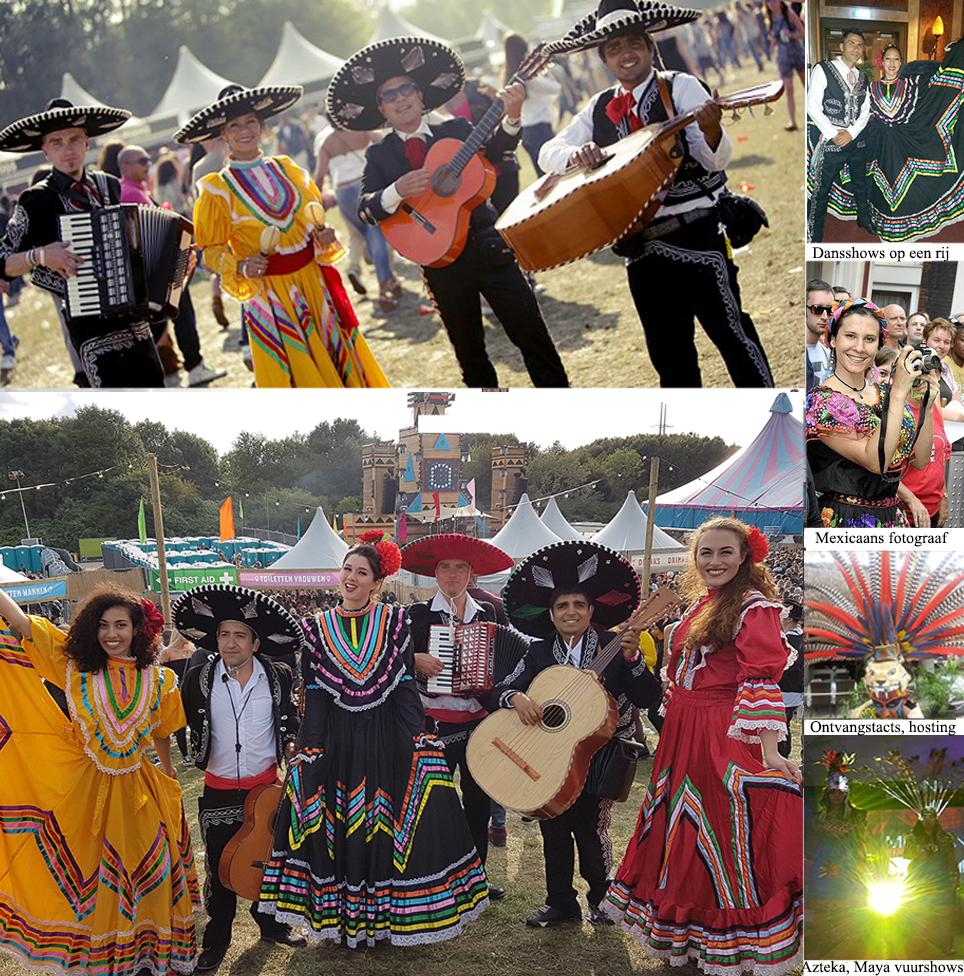 De romantische muziek van de Mariachis